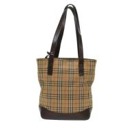 Pre-owned Brunt stoff Burberry Tote