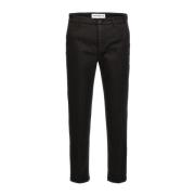 Stretch Chino Bukser med Piping