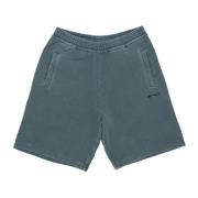 Grønn Fleece Tracksuit Shorts