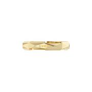 Ybc662177001 - 18kt gult gull - Link to Love studded ring i 18kt gult ...