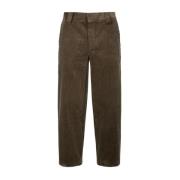 Cordbukse, Khaki, Rett Ben