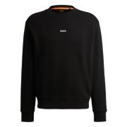 Crewneck Sweatshirt med Logodetalj