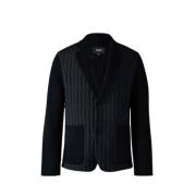 John Mixed-media vertikal quilt blazer