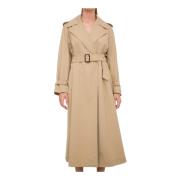 Luksus Ullblanding Trench Coat