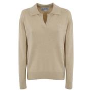 Ull Cashmere Polo Sweater