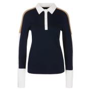 Navy Polo Shirt Klassisk Stil