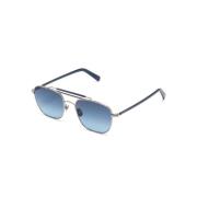 Gafilta SUN Silver Navy Sunglasses