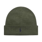 Grønn Signatur Pony Ull Beanie Lue