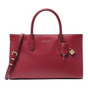 Dyp Rød Scarlett Satchel Veske