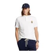 Hvit Polo Custom Slim Fit T-skjorte