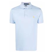 Slim Fit Bomull Mesh Polo