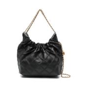 Svart Mini Hobo Skulderveske