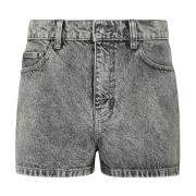 Glitter Denim Shorts