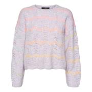 Chunky Strikket Pullover Sweater