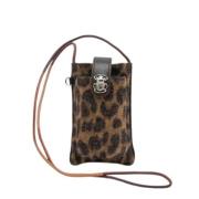 Leopard Vintage Double Marcus Clutch Bag