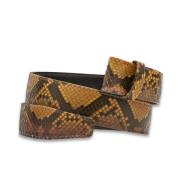 Python Tiger Eye Belte uten spenne