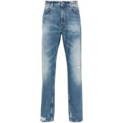 Niebieskie jeansy slim fit