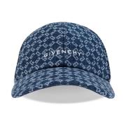 Broderte Caps i Monogram 72 Denim