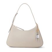 Naturlig Beige Lås Bag