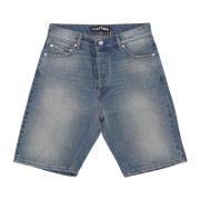 Regelmessige Denim Shorts Medium Blå