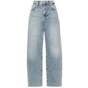 Lys Blå Denim Tapered Jeans