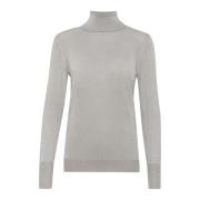 Rollneck Metallic Grågenser