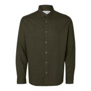 Slim Fit Overshirt med klassisk krage