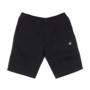 Sort Ripstop Shorts Regular Fit Lettvekts