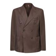 Brun Blazer for Menn