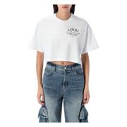 Hvit Arts District Cropped Tee