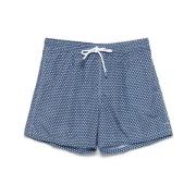 Navy Blue Beachwear Snøring Shorts