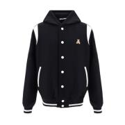 Bear Detail Hettegenser Varsity Jakke