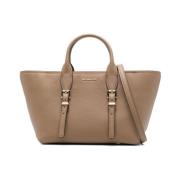 Beige Shopper Veske for Kvinner