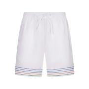 Broderte Linshorts