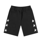 Star Logo Jersey Shorts Svart Bomull