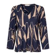 Fugleprint Topp Navy Blazer