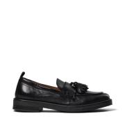 Sort Tassel Loafers Elegant Moderne Chic