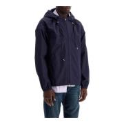 Lettvekts Bomull Hooded Blouson Jakke