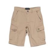 Beige Bomull Bermuda Shorts Høst/Vinter