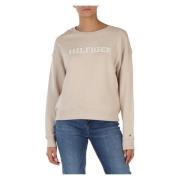 Sweatshirt med brodert logo