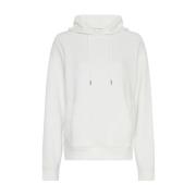 Hvit Icon Hood Sweatshirt