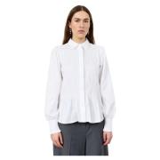 Hvit Isla Solid Bluse