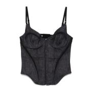 Front Zip Underwire Cup Bra