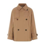 Brun dobbeltspent trenchcoat