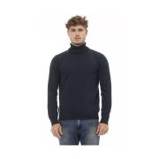 Luksuriøs Grønn Ull Turtleneck Sweater