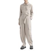 Viskose og ullflanell jumpsuit