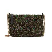 Tweed Paillettes Pung