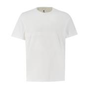 Minimalistisk Crew-Neck T-skjorte med Front Print