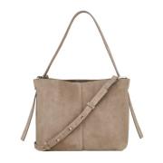 Elegant Suede Fraya Small Bag