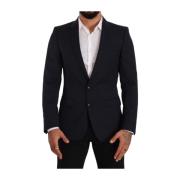 Navy Martini Slim Fit Ullblazer